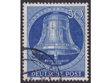 1951, 40 Pf Zvon, MiNr.79, razítkované