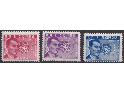1959, 1.50-11 L série Joliot-Curie, MiNr.575-77, **