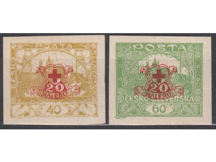 40h a 60h, nezoubkované, zk.Karásek, Nr.170-1Nc, * po nálepce