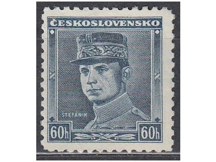 60h modrý Štefanik, Nr.0351, * po nálepce