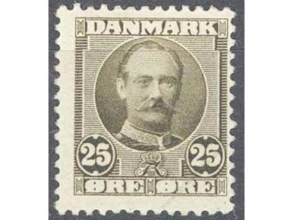 1907, 25Q Frederik, MiNr.56, * po nálepce