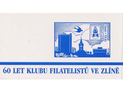 1995, 60. let KF ve Zlíně, obsahuje známky 3x 3 Kč, **