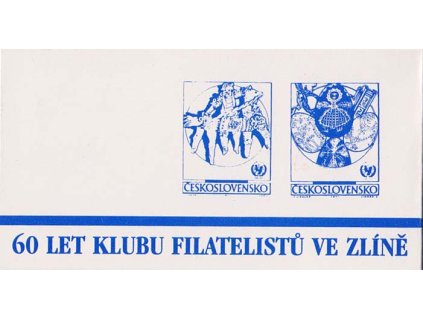 1995, 60. let KF ve Zlíně, obsahuje známky 3x 3 Kč, **