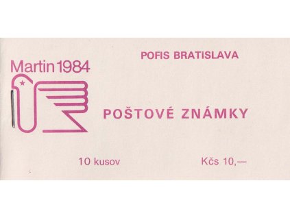 ZS 25a Martin 1984, 10x 1 Kčs, **
