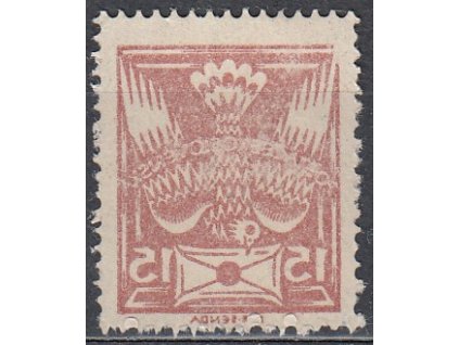 15h hnědá, plný obtisk, Nr.147, **