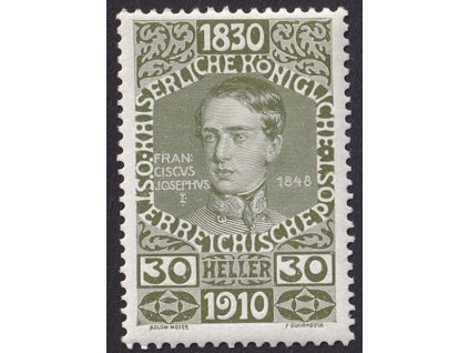 1910, 30 H Franc Josef, MiNr.170, **
