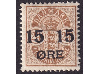 1904, 15Q/24Q hnědá, MiNr.41, **