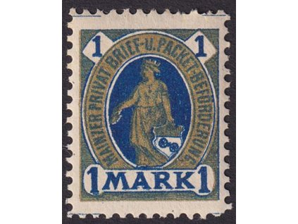 Mainz, 1888, 1 M Alegorie, MiNr.C29A, **