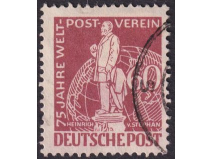 1949, 60 Pf Stephan, MiNr.39, razítkované