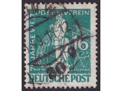 1949, 16 Pf Stephan, MiNr.36, razítkované