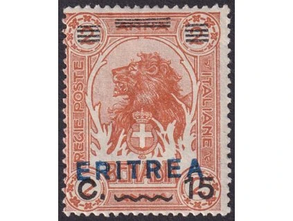 Eritrea, 1924, 15C/2A Lev, MiNr.85, těžší *