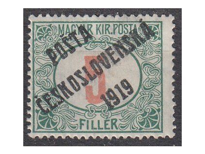 5f Červené číslo, Nr.133, * po nálepce