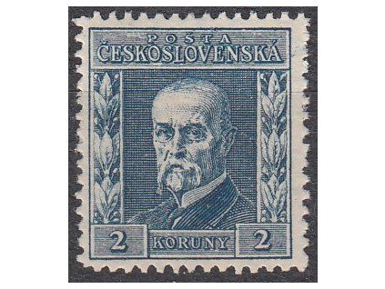 2Kč modrá, II.typ, pr.7, Nr.195, **