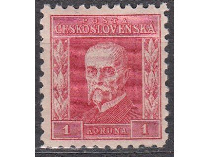 1Kč červená, IV.typ, pr. 7, Nr.199, **