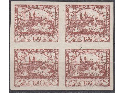 100h hnědá, 4blok, Nr.20, **
