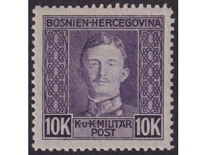 1917, 10 K Karel, MiNr.141A, **