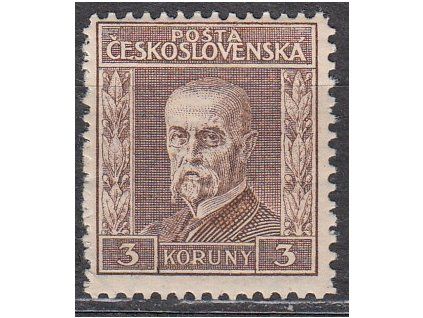 3Kč hnědá, III.typ, pr.5, Nr.198, **