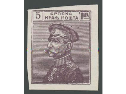 1911/14, 5Pa Peter, nezoubkovaný ZT, křídový papír, (*)
