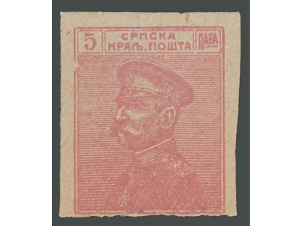 1911/14, 5Pa Peter, nezoubkovaný ZT, kartonový papír, (*)