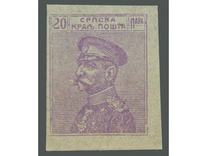 1911/14, 20Pa Peter, nezoubkovaný ZT, karton, (*)