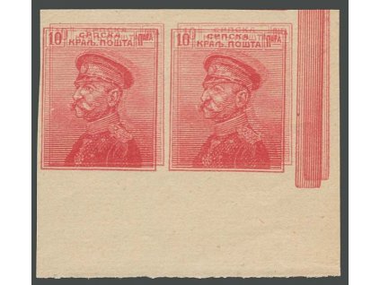 1911/14, 10Pa Peter, nezoubkovaný ZT, obyčejný papír, (*)