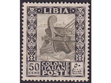 Libie, 1921, 50C Loď, MiNr.31, **