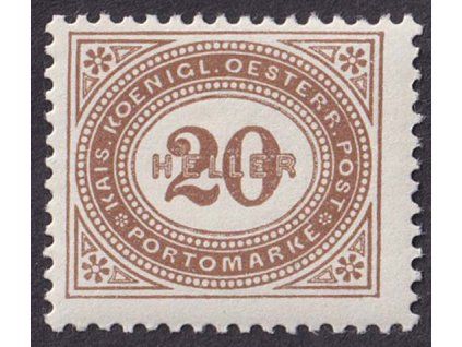 1900, 20 H doplatní, MiNr.31, **