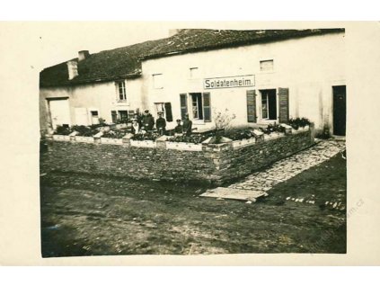 Soldatenheim les Baroches, pohlednice, cca 1914