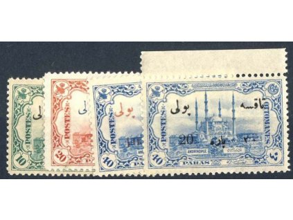 1914, 2Pa/10Pa-20Pa/40Pa doplatní série, * po nálepce