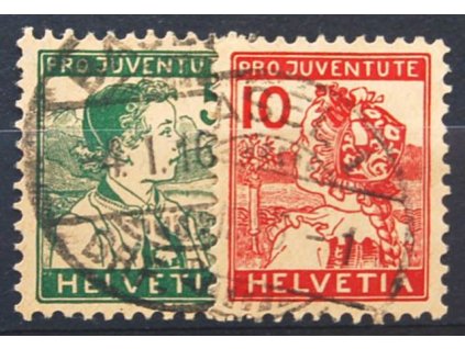 1915, 5-10C série Kroje, razítkované