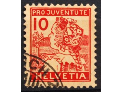 1915, 10C Kroje, reparováno, razítkované