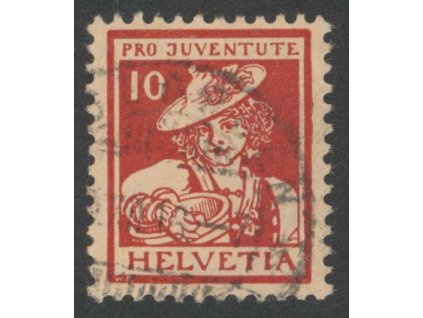 1916, 10C Kroje, kat. MiNr.132, razítko