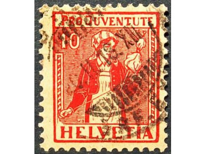 1917, 10C Kroje, MiNr.135, razítkovaná