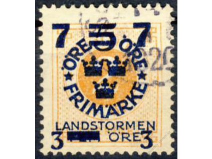 1918, 7+3/5/2Ö oranžová, MiNr.115, razítkované