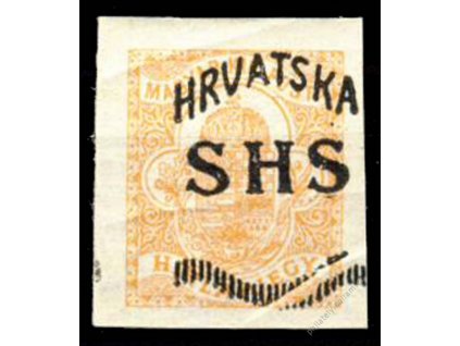 1918, 2f Novinová, složka přetisku, kvalita - * po nálepce