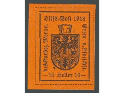 1918, Meran, 10H Znak, MiNr.6, (*)
