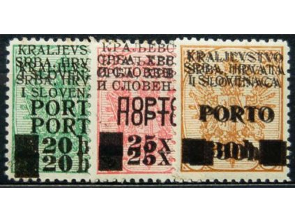 1919, 20H/5H, 25H/20H a 30H/30H doplatní