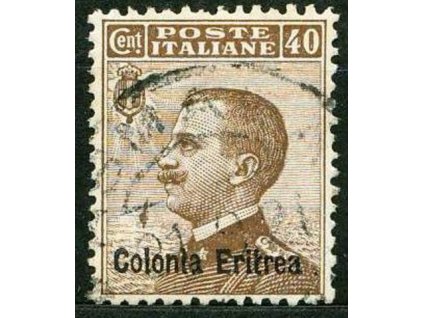 Eritrea, 1908, 40C Emanuel, MiNr.36, razítkované