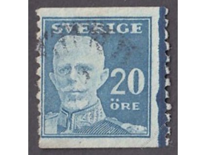1920, 20Ö Gustaf, rozdělovací pruh, razítkované
