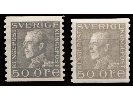 1921/36, 50Ö Gustav, MiNr.195I,195II, různé *