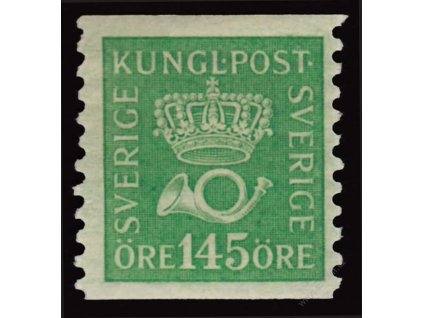 1921/36, 145Ö Posthorn, MiNr.206, * po nálepce