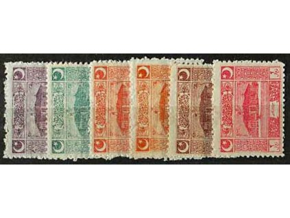 1922, 5Pa-3Pia série, MiNr.787-92, * po nálepce