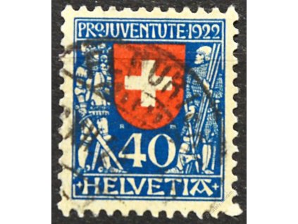 1922, 40C Erb, Mi.80Euro, MiNr.178, razítkované