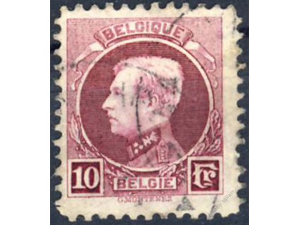 1922, 10Fr Albert, MiNr.184, razítkované