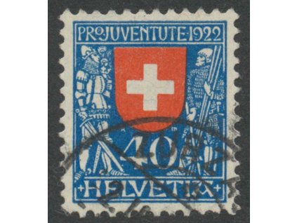 1922, 40C Erb, MiNr.178, razítkované