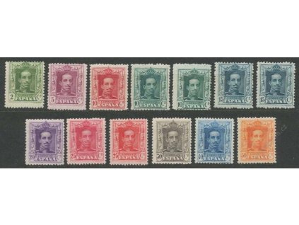 1922, 2C-50C série Alfons, typy, **/* , běžná jakost