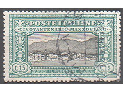 1923, 15C Manzoni, MiNr.189, razítkovaná