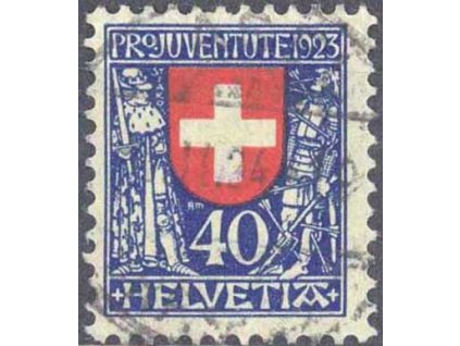 1923, 40C Znak, kat. MiNr.188, razítkovaná
