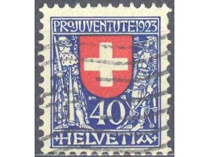 1923, 40C Znak, MiNr.188, razítkovaná