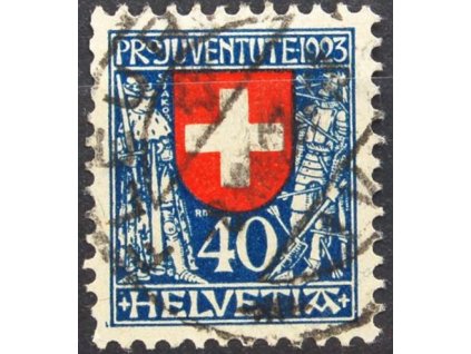 1923, 40C Erb, Mi.60Euro, MiNr.188, razítkované